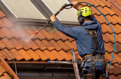 Démoussage et hydrofuge de toiture à Bischholtz